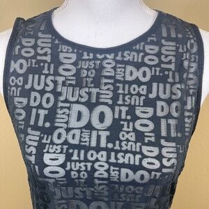 Black, sheer, Nike Tank top , size medium,